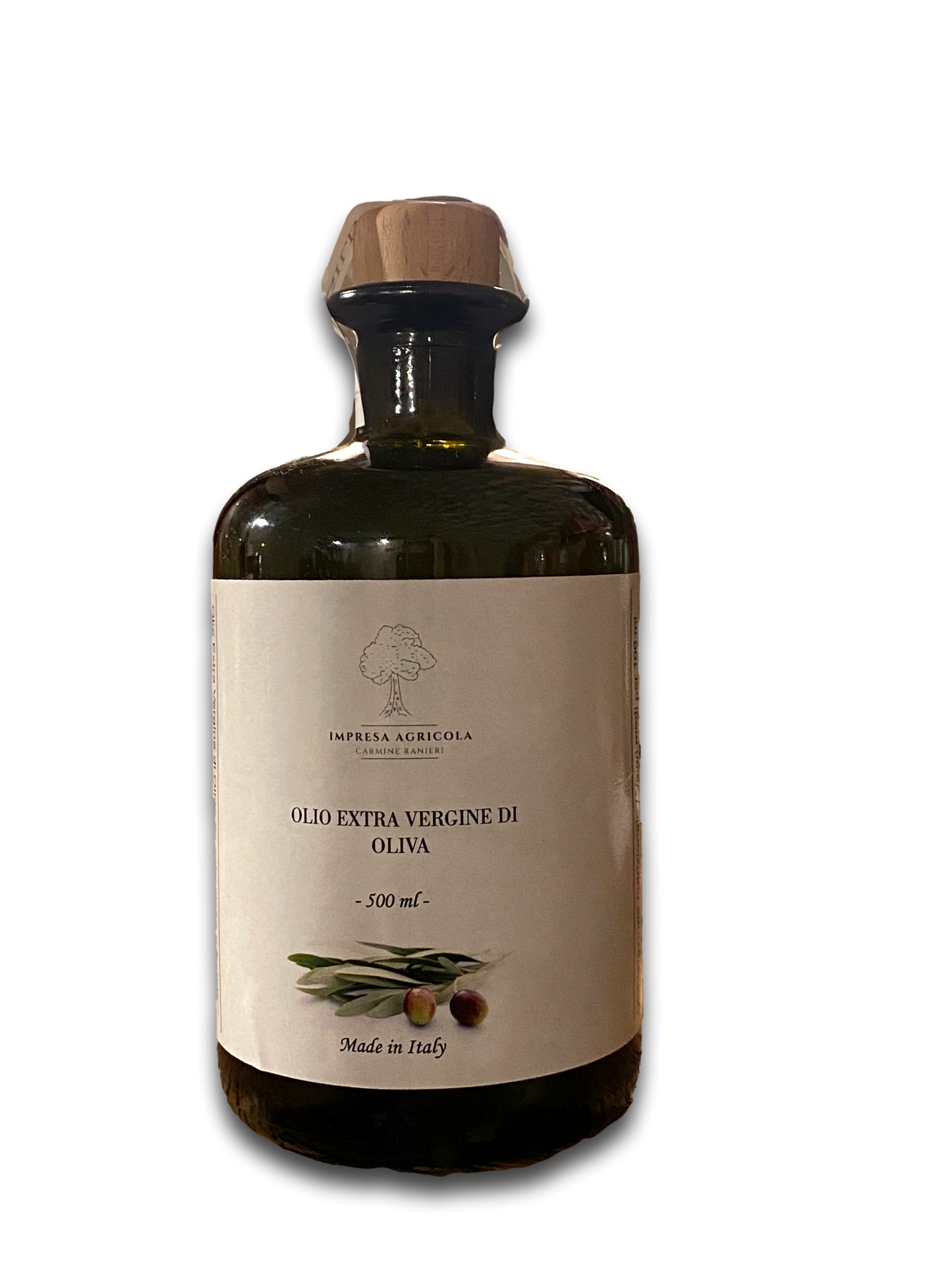 Bottiglia Olio Evo con tappo dosatore - 500 ml
