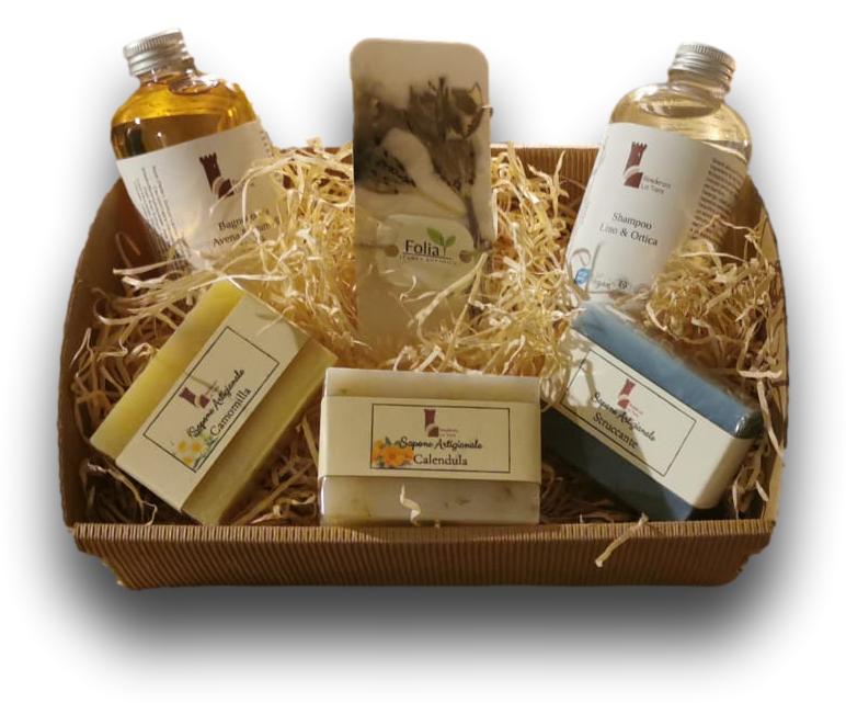 Cesto Natalizio - Saponi Artigianali Naturali