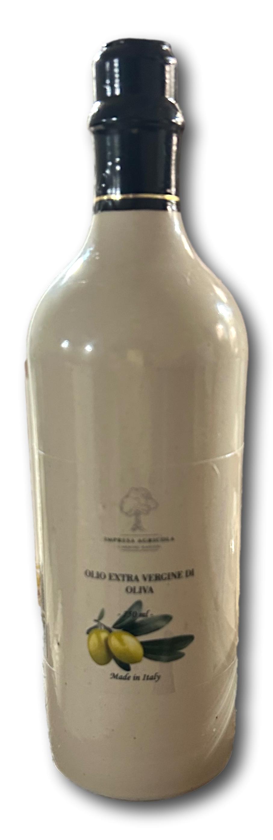 Olio Extravergine di Oliva - Bottiglia in ceramica con tappo dosatore - 750 ml