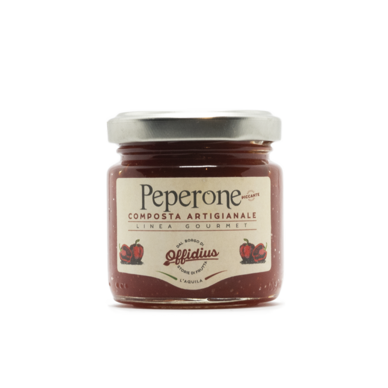 Composta artigianale Al Peperone (piccante) 110 g.