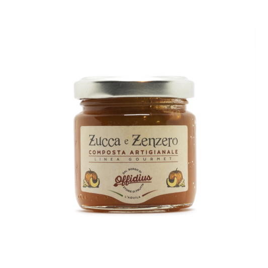 Composta artigianale zucca e zenzero 110g.